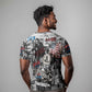 Martin Luther King Day Afro T shirt Civil Rights Leader - Classic American Street Graffiti - African Pride