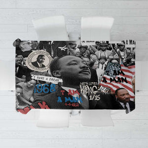 Martin Luther King Day Afro Tablecloth Civil Rights Leader - Classic American Street Graffiti - African Pride