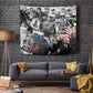 Martin Luther King Day Afro Tapestry Civil Rights Leader - Classic American Street Graffiti - African Pride