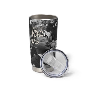 Martin Luther King Day Afro Tumbler Cup Civil Rights Leader - Classic American Street Graffiti - African Pride