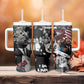 Martin Luther King Day Afro Tumbler With Handle Civil Rights Leader - Classic American Street Graffiti - African Pride