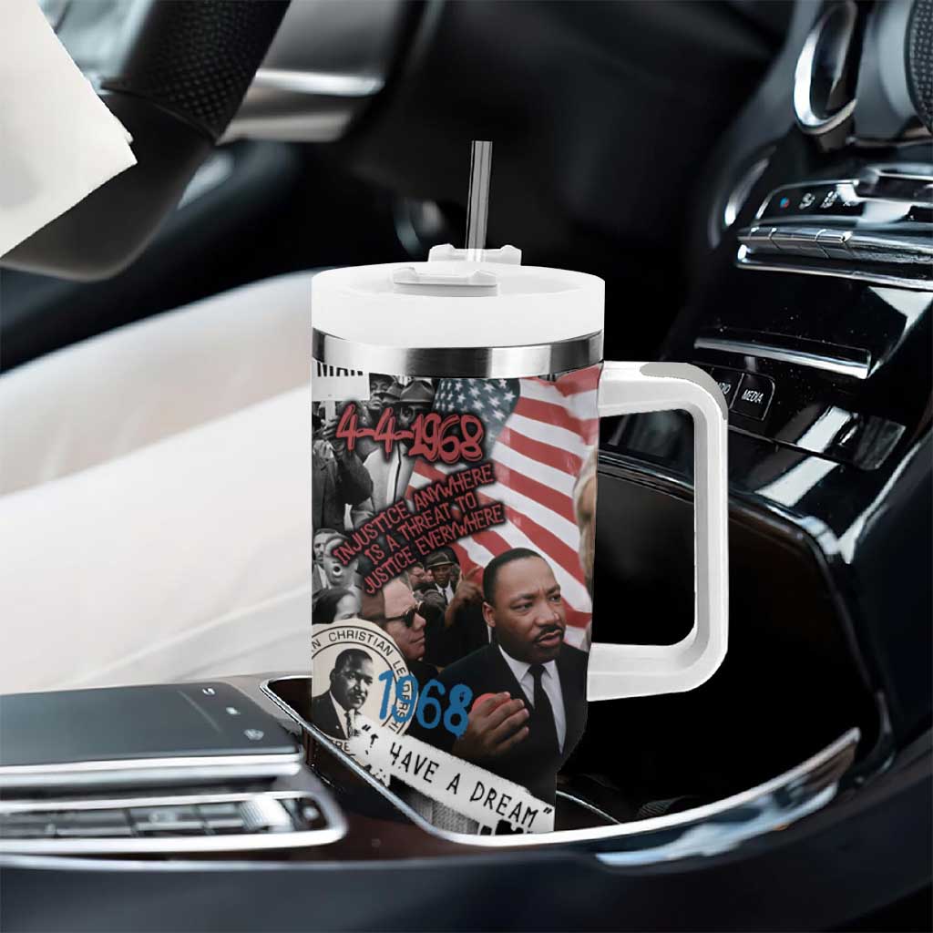 Martin Luther King Day Afro Tumbler With Handle Civil Rights Leader - Classic American Street Graffiti - African Pride