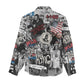 Martin Luther King Day Afro Women Casual Shirt Civil Rights Leader - Classic American Street Graffiti - African Pride