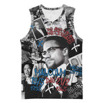 Afro Malcolm X Basketball Jersey Quotes Dates and Black History Activist Theme - African Pride