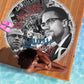 Afro Malcolm X Beach Blanket Quotes Dates and Black History Activist Theme - African Pride