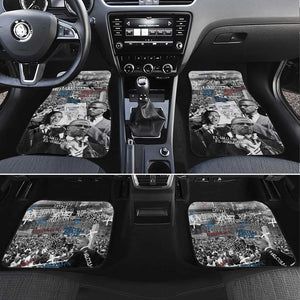 Afro Malcolm X Car Mats Quotes Dates and Black History Activist Theme - African Pride