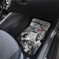 Afro Malcolm X Car Mats Quotes Dates and Black History Activist Theme - African Pride