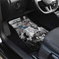 Afro Malcolm X Car Mats Quotes Dates and Black History Activist Theme - African Pride