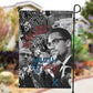 Afro Malcolm X Garden Flag Quotes Dates and Black History Activist Theme - African Pride