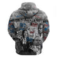 Afro Malcolm X Hoodie Quotes Dates and Black History Activist Theme - African Pride