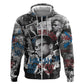 Afro Malcolm X Hoodie Quotes Dates and Black History Activist Theme - African Pride