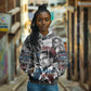 Afro Malcolm X Hoodie Quotes Dates and Black History Activist Theme - African Pride