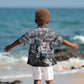 Afro Malcolm X Kid Hawaiian Shirt Quotes Dates and Black History Activist Theme - African Pride