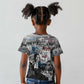 Afro Malcolm X Kid T shirt Quotes Dates and Black History Activist Theme - African Pride