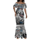 Afro Malcolm X Mermaid Dress Quotes Dates and Black History Activist Theme - African Pride