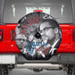 Afro Malcolm X Spare Tire Cover Quotes Dates and Black History Activist Theme - African Pride