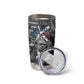 Afro Malcolm X Tumbler Cup Quotes Dates and Black History Activist Theme - African Pride