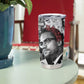 Afro Malcolm X Tumbler Cup Quotes Dates and Black History Activist Theme - African Pride