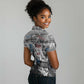 Afro Malcolm X Women Polo Shirt Quotes Dates and Black History Activist Theme - African Pride