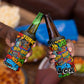 Hip Hop Graffiti African 4 in 1 Can Cooler Tumbler Black Melanin Text and Urban Street Art - African Pride