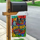 Hip Hop Graffiti African Garden Flag Black Melanin Text and Urban Street Art - African Pride