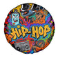 Hip Hop Graffiti African Spare Tire Cover Black Melanin Text and Urban Street Art - African Pride