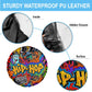 Hip Hop Graffiti African Spare Tire Cover Black Melanin Text and Urban Street Art - African Pride