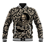 George Washington Carver Baseball Jacket Peanut From Soil Comes Knowledge Quote and Agricultural Roots - African Pride