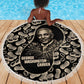 George Washington Carver Beach Blanket Peanut From Soil Comes Knowledge Quote and Agricultural Roots - African Pride