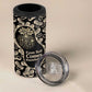 George Washington Carver 4 in 1 Can Cooler Tumbler Peanut From Soil Comes Knowledge Quote and Agricultural Roots - African Pride
