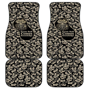 George Washington Carver Car Mats Peanut From Soil Comes Knowledge Quote and Agricultural Roots - African Pride