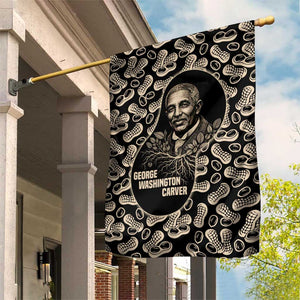 George Washington Carver Garden Flag Peanut From Soil Comes Knowledge Quote and Agricultural Roots - African Pride