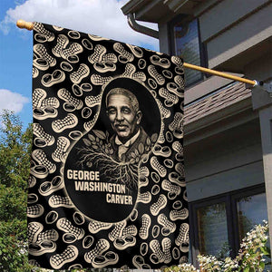 George Washington Carver Garden Flag Peanut From Soil Comes Knowledge Quote and Agricultural Roots - African Pride