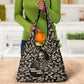 George Washington Carver Grocery Bag Peanut From Soil Comes Knowledge Quote and Agricultural Roots - African Pride