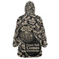George Washington Carver Kid Wearable Blanket Hoodie Peanut From Soil Comes Knowledge Quote and Agricultural Roots - African Pride