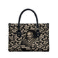 George Washington Carver Leather Bag Peanut From Soil Comes Knowledge Quote and Agricultural Roots - African Pride
