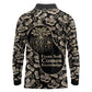 George Washington Carver Long Sleeve Polo Shirt Peanut From Soil Comes Knowledge Quote and Agricultural Roots - African Pride