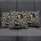 George Washington Carver Pillow Cover Peanut From Soil Comes Knowledge Quote and Agricultural Roots - African Pride