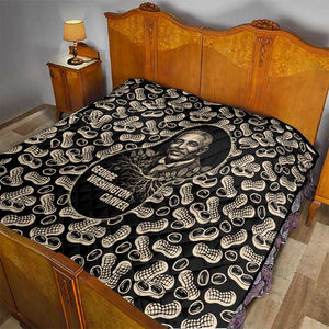George Washington Carver Quilt Peanut From Soil Comes Knowledge Quote and Agricultural Roots - African Pride