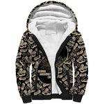 George Washington Carver Sherpa Hoodie Peanut From Soil Comes Knowledge Quote and Agricultural Roots - African Pride