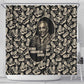 George Washington Carver Shower Curtain Peanut From Soil Comes Knowledge Quote and Agricultural Roots - African Pride