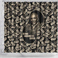 George Washington Carver Shower Curtain Peanut From Soil Comes Knowledge Quote and Agricultural Roots - African Pride