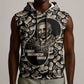 George Washington Carver Sleeveless Hoodie Peanut From Soil Comes Knowledge Quote and Agricultural Roots - African Pride