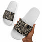 George Washington Carver Slide Sandals Peanut From Soil Comes Knowledge Quote and Agricultural Roots - African Pride