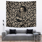 George Washington Carver Tapestry Peanut From Soil Comes Knowledge Quote and Agricultural Roots - African Pride