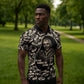 George Washington Carver Zipper Polo Shirt Peanut From Soil Comes Knowledge Quote and Agricultural Roots - African Pride