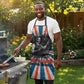 George Washington Carver Apron with Science Teaching Scene, Education Is the Key Quote - African Pride