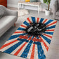 George Washington Carver Area Rug with Science Teaching Scene, Education Is the Key Quote - African Pride