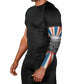 George Washington Carver Arm Sleeves with Science Teaching Scene, Education Is the Key Quote - African Pride