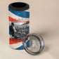George Washington Carver 4 in 1 Can Cooler Tumbler with Science Teaching Scene, Education Is the Key Quote - African Pride